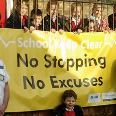 School banner campaign targets irresponsible drivers School banner campaign targets irresponsible drivers