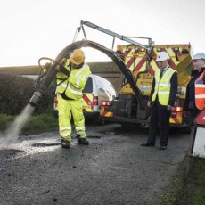 County Council trials new approach to tackling potholes County Council trials new approach to tackling potholes